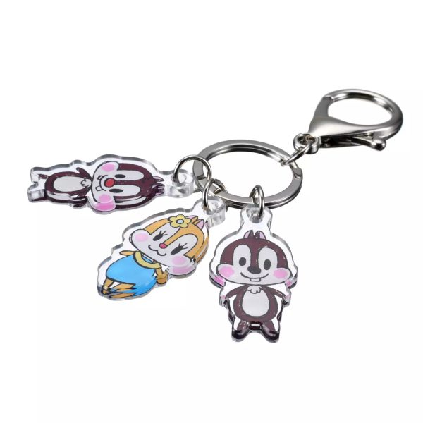 JDS - Key Chain Fes x Chip, Dale, Clarice  Graffiti  Keychains Fashion