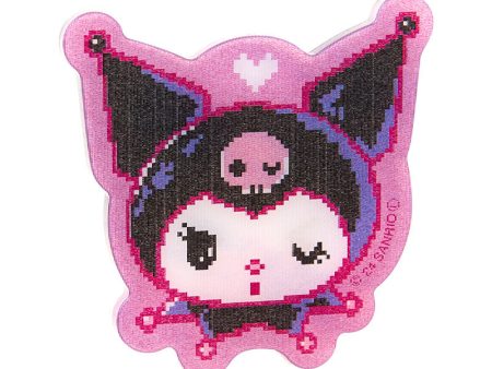 Japan Sanrio - Kuromi Changing Acrylic Sticker (Face) Fashion