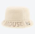 TDR - Fluffy Fluffy Cute Gentle Colors x Mickey Mouse White Color Fluffy Bucket Hat Sale