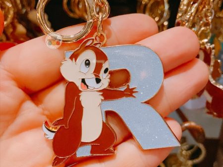 SHDL - Chip, Dale & Clarice English Alphabet ‘R’ Keychain For Sale