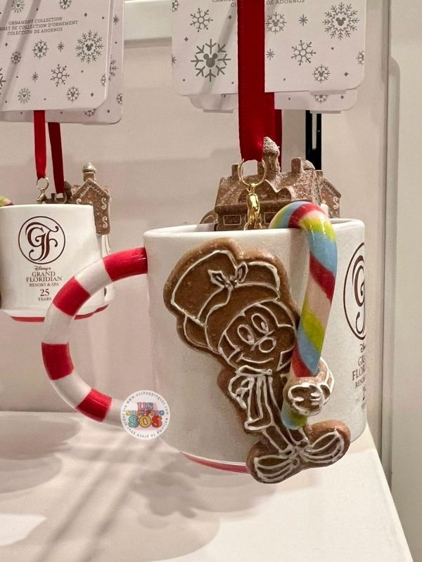 WDW - Disney’s Grand Floridian Resort & Spa - Mickey Gingerbread & Hot Cocoa Mug Ornament Online now