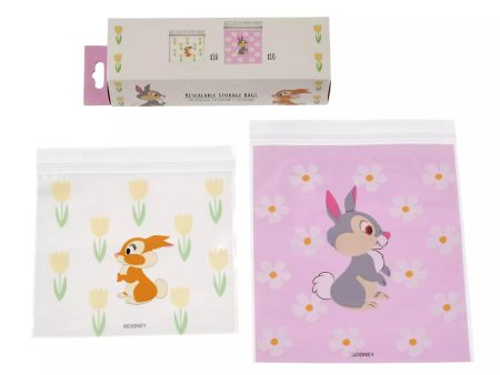 JDS - Miss Bunny & Thumper  Flowers  Zipper Bags Discount