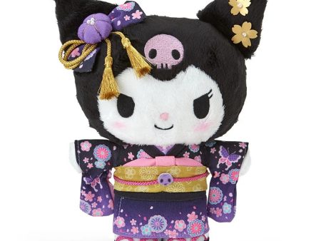 Japan Sanrio - Kuromi Plush Toy (Kimono) For Sale