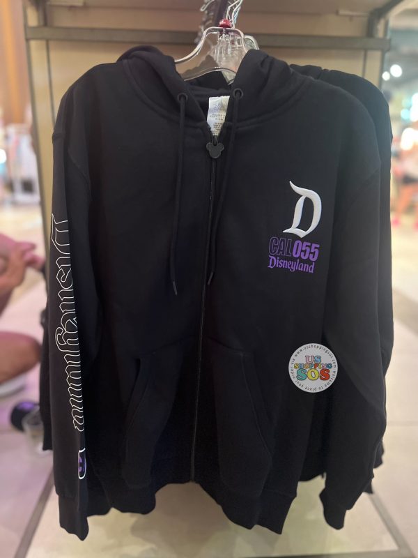 DLR - “Disneyland CAL055” Black Hoodie Jacket (Adult) Discount