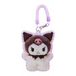 Japan Sanrio - Kuromi Character-Shaped Pass Case (Pitatto Friends Photo Design) For Cheap