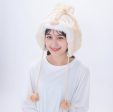 TDR - Fluffy Fluffy Warm Goods x Fluffy Boa Dale Hat with Pom Pom for Adults Online Hot Sale