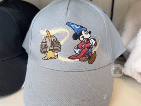 HKDL - The Sorcerer s Apprentice  Mickey Mouse & Broom Cap Hat for Adults Online Hot Sale