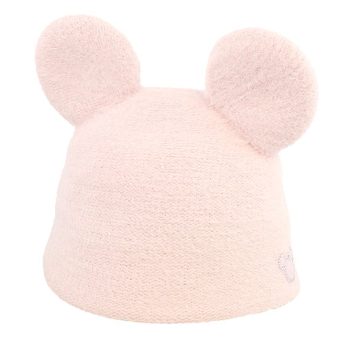 TDR Mickey & Minnie Mouse Fluffy & Warm 2024 Collection x Mickey Mouse Shaped Knitted Beanie for Aduls Color: Pink (Release Date: Oct 31, 2024) on Sale