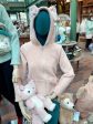 HKDL - Duffy & Friends Plush x Linabell Zip Soft Sherpa Hoodie for Adults For Cheap