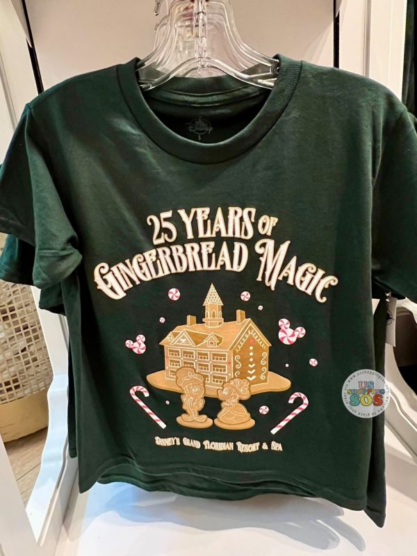 WDW - Disney’s Grand Floridian Resort & Spa - 25 Years of Gingerbread Magic T-shirt (Kids & Youth) Online