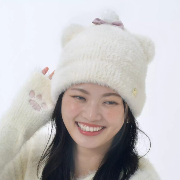 JDS - Winter Park Fashion x Marie The Aristocats Fluffy Knit Hats and Caps for Adults (Release Date: Nov 8, 2024) Hot on Sale