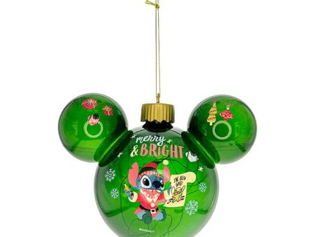 HKDL - Christmas 2024 Collection x Stitch Light Up Glass Ornament Online