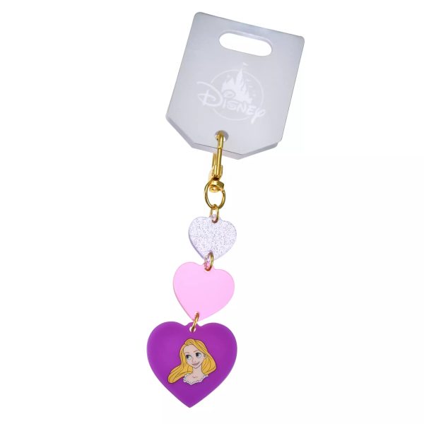 JDS - Key Chain Fes x Rapunzel  Triple Heart  Keychain Fashion