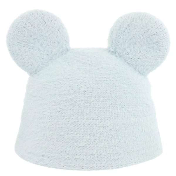 TDR Mickey & Minnie Mouse Fluffy & Warm 2024 Collection x Mickey Mouse Shaped Knitted Beanie for Aduls Color: Baby Blue (Release Date: Oct 31, 2024) Online Hot Sale