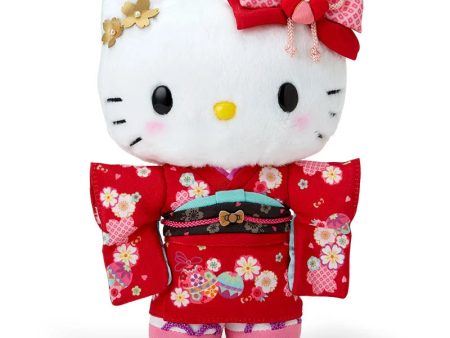 Japan Sanrio - Hello Kitty Plush Toy (Kimono) Online now