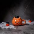 Starbucks Hong Kong - Witch’s Halloween Party Collection x PUMPKIN MUG WITH CAT LID 12OZ Sale