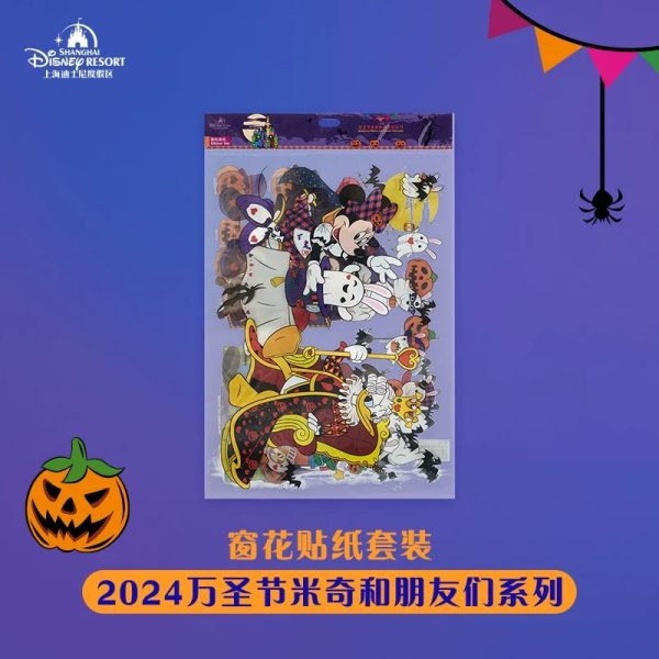 SHDL - Halloween 2024 x Mickey & Friends Window Clings Stickers Hot on Sale