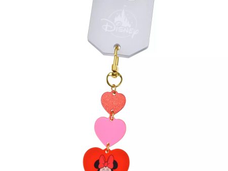 JDS - Key Chain Fes x Minnie Mouse  Triple Heart  Keychain For Sale