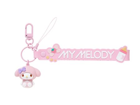 Japan Sanrio - My Melody Hand Strap with 3D Mascot Supply