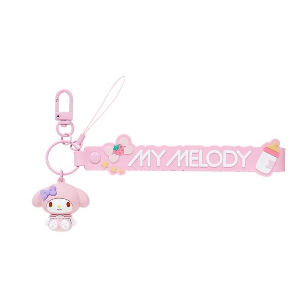 Japan Sanrio - My Melody Hand Strap with 3D Mascot Supply