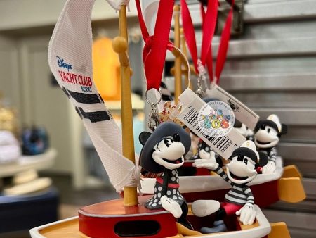 WDW - Disney’s Yacht Club Resort - Mickey & Minnie Ornament on Sale