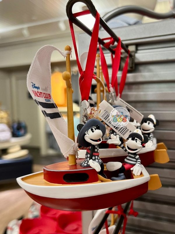 WDW - Disney’s Yacht Club Resort - Mickey & Minnie Ornament on Sale