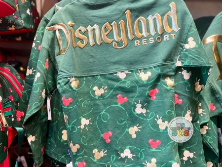 DLR WDW - Christmas 2024 - Spirit Jersey Green Pullover (Youth) Hot on Sale