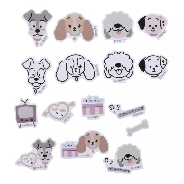 JDS - Sticker Collection x Cute Disney Dog Flake Stickers with Case Set (Release Date: Sept 27, 2024) Fashion