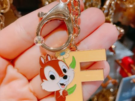 SHDL - Chip, Dale & Clarice English Alphabet ‘F’ Keychain Hot on Sale