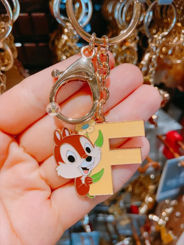 SHDL - Chip, Dale & Clarice English Alphabet ‘F’ Keychain Hot on Sale