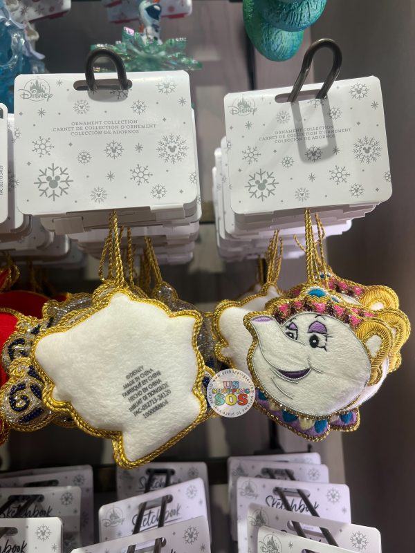 DLR WDW - Beauty and the Beast - Mrs. Potts Beaded Bling Bling Ornament Supply