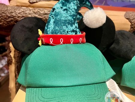 DLR WDW - Christmas 2024 - Mickey Elf Ear Baseball Cap Online Sale