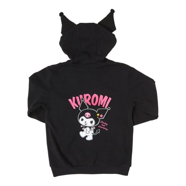 Japan Sanrio - Kuromi Hoodie Jacket for Adults on Sale