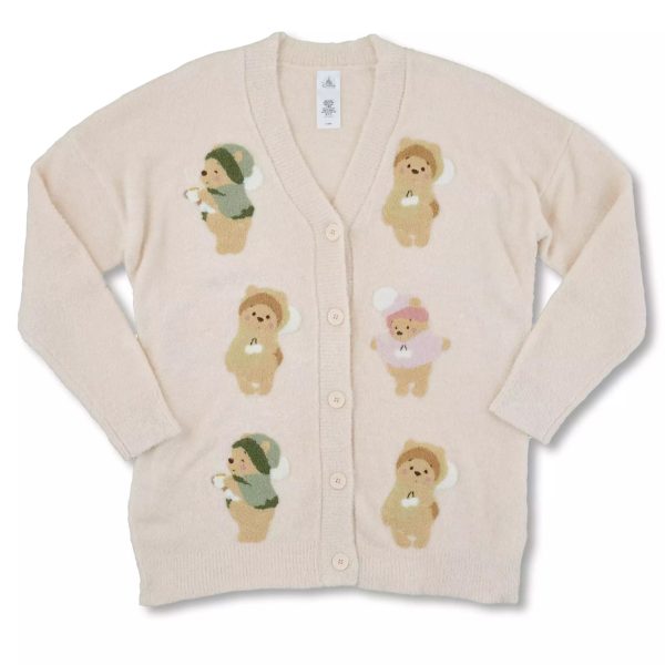 JDS - White Pooh x Winnie the Pooh Fruit Latte Color Long Sleeve Loungewear Cardigan for Adults (Release Date: Oct 29, 2024) Online Sale