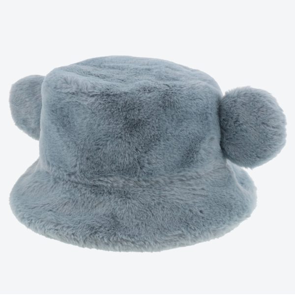 TDR - Fluffy Fluffy Warm Goods x Fluffy Boa Mickey Mouse Bucket Hat with Ear (Color: Blue) Sale