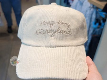 HKDL - Hong Kong Disneyland  Wordings  Corduroy Cap Hat for Adults Hot on Sale