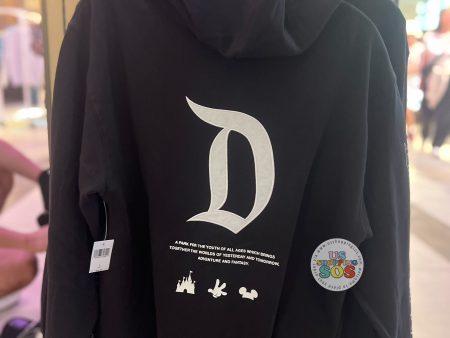 DLR - “Disneyland CAL055” Black Hoodie Jacket (Adult) Discount