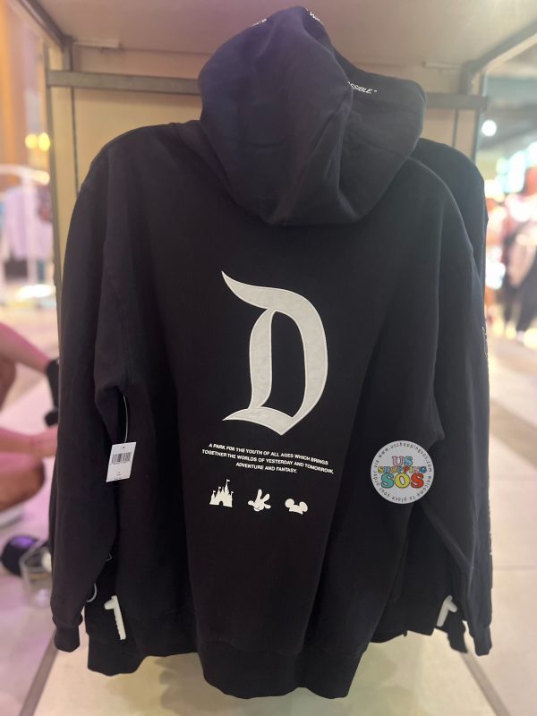 DLR - “Disneyland CAL055” Black Hoodie Jacket (Adult) Discount