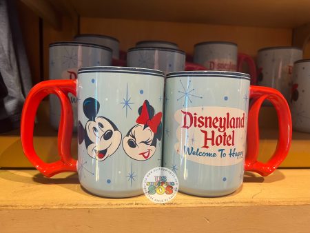 DLR - Disneyland Hotel - Mickey & Minnie D Handle Ceramic Mug Discount