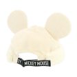 TDR Mickey & Minnie Mouse Fluffy & Warm 2024 Collection x Mickey Mouse Shaped Corduroy & Boa Cap Color: White (Release Date: Oct 31, 2024) Online Sale