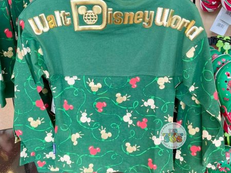 DLR WDW - Christmas 2024 - Spirit Jersey Green Pullover (Youth) For Sale