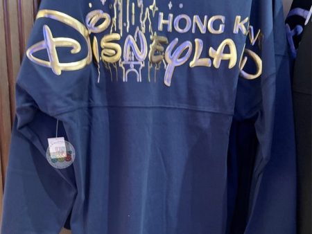 HKDL -  Hong Kong Disneyland  Gold Color Wordings Spirit Jersey (Adult) Sale