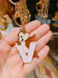 SHDL - Chip, Dale & Clarice English Alphabet ‘V’ Keychain on Sale