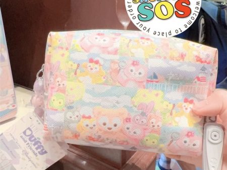 HKDL - Duffy & Friends  Smiles go Around  x Duffy and Friends Cosmetic Bag Discount