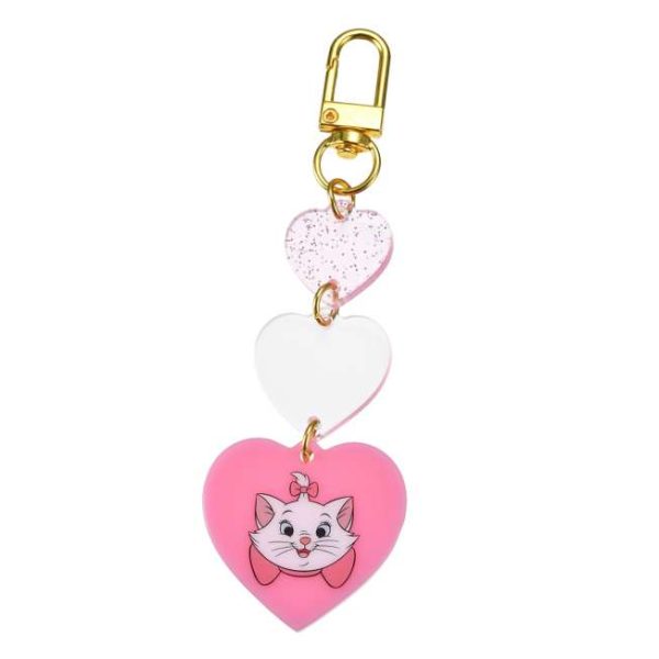 JDS - Key Chain Fes x Marie The Aristocats  Triple Heart  Keychain For Sale