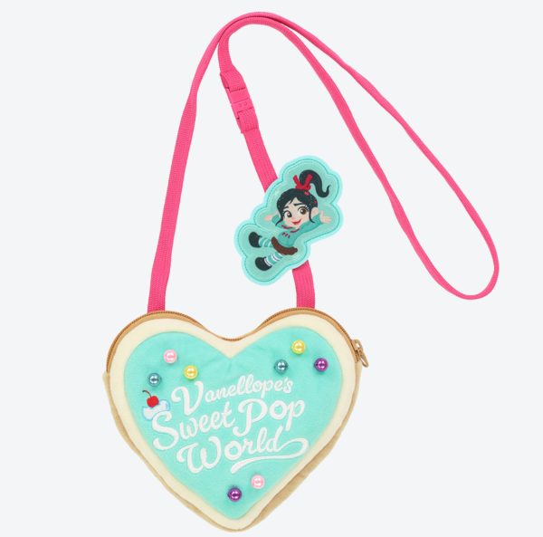 TDR - Vanellope s Sweets Pop World Collection x Heart Shaped Neck Pouch (Release Date: Jan 14, 2025) on Sale