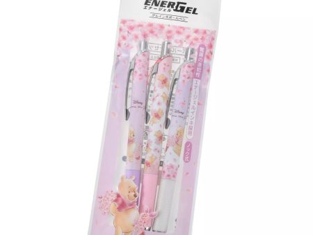 JDS - Cherry Blossom Sakura 2025 Collection x Winnie the Pooh & Piglet Energel 0.5 Gel Ink Ballpoint Pen (Release Date: Jan 21, 2025) For Sale