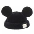 TDR Mickey & Minnie Mouse Fluffy & Warm 2024 Collection x Mickey Mouse Shaped Corduroy & Boa Cap Color: Black (Release Date: Oct 31, 2024) Online Hot Sale