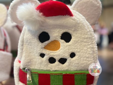 DLR WDW - Christmas 2024 - Loungefly Mickey Snowman Backpack Online Hot Sale