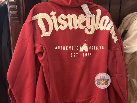 DLR WDW - Castle Authentic Original Est Crimson Hoodie Jacket (Adult) Hot on Sale